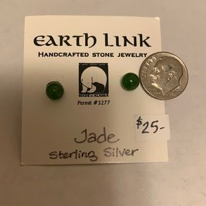 NWT Green Jade earring